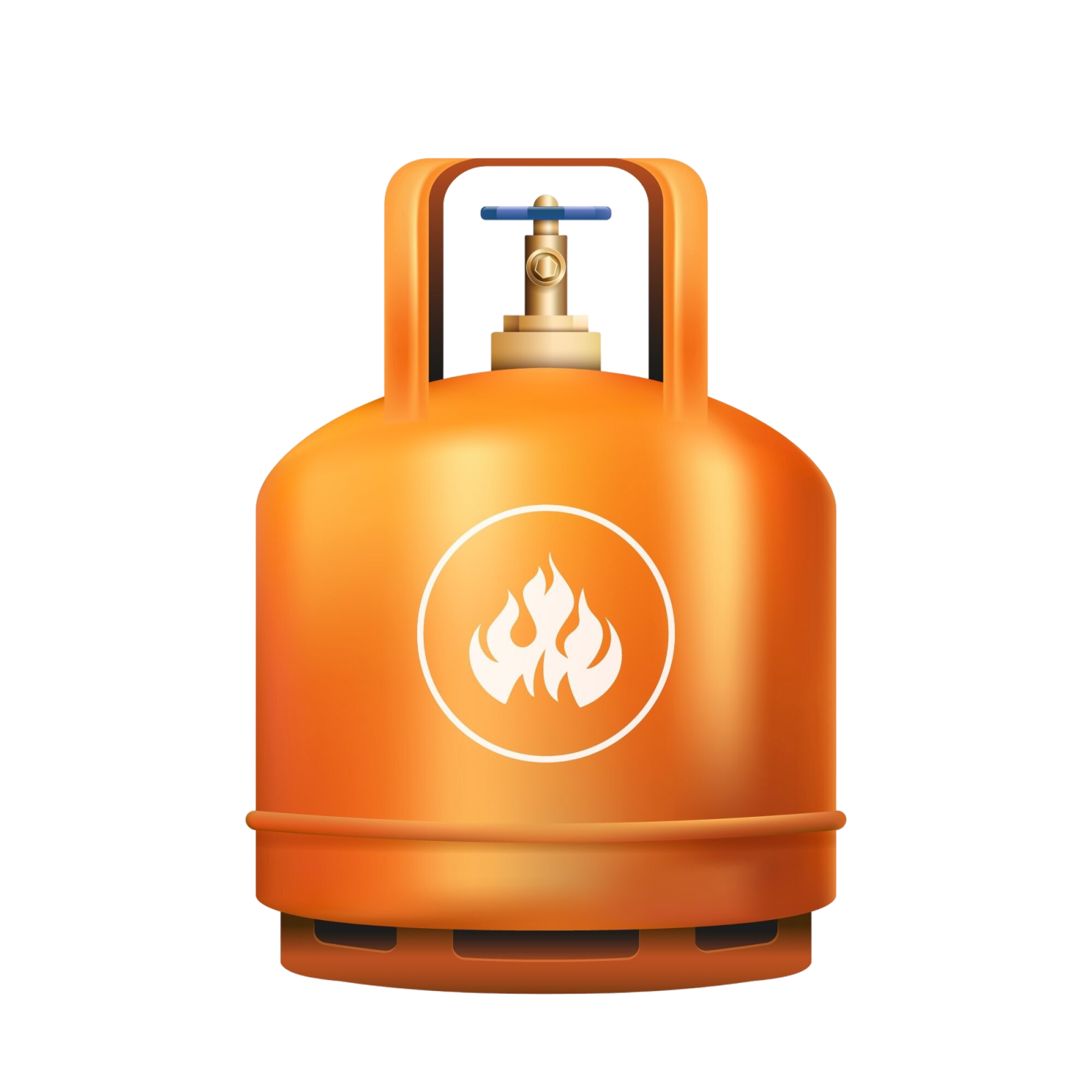 Cooking gas cylinder illustration